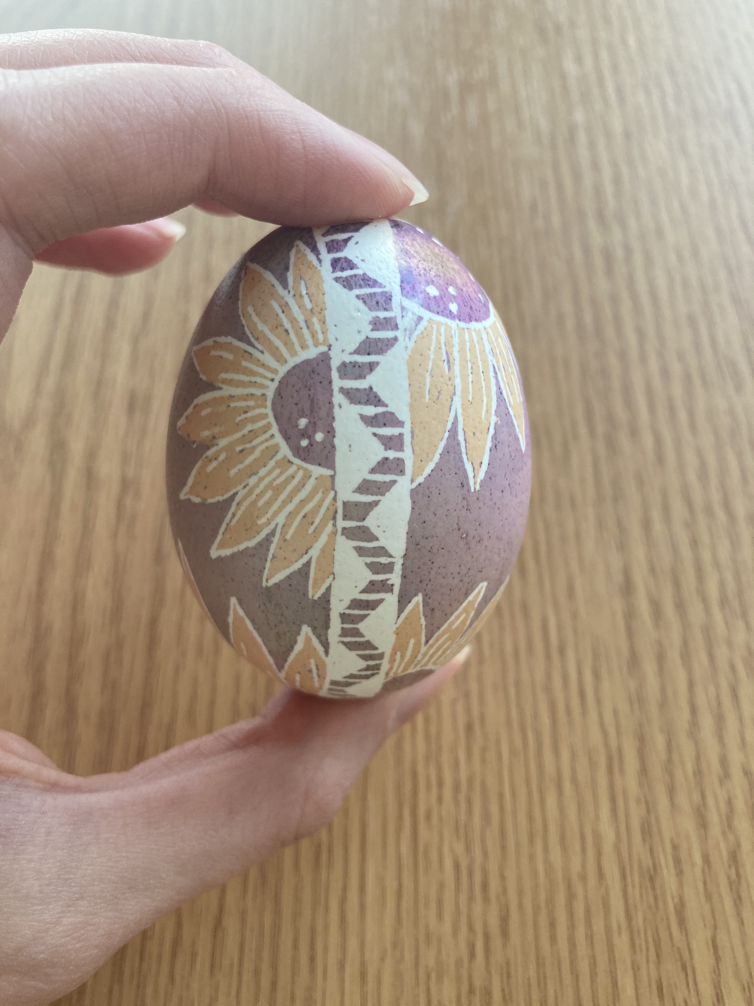 Sunflower pysanka - photo 2 Sunflower pysanka - photo 2